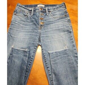 Madewell 9" high riser skinny skinny jeans